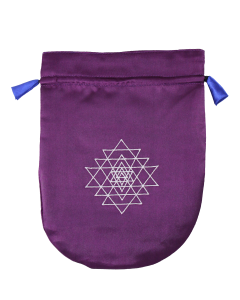 Shri Yantra (purple satin)