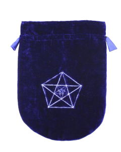 Triple Pentagram (blue velvet)